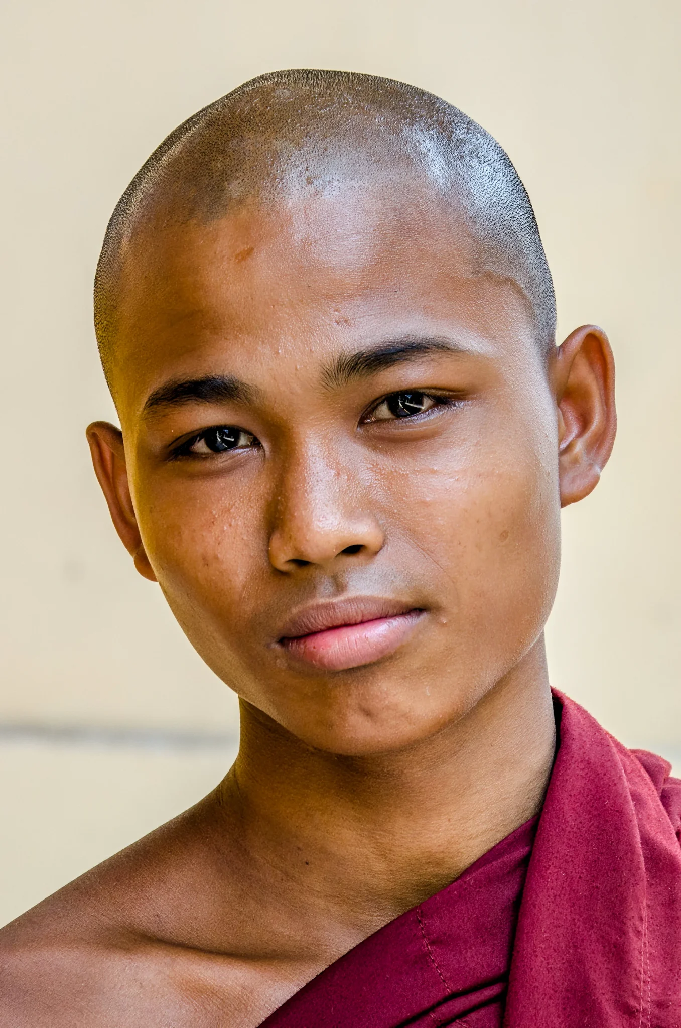 Young monk, around 25 years old