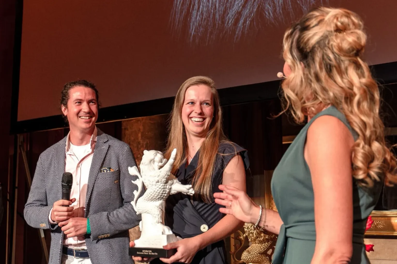 Op het podium bij Natourale